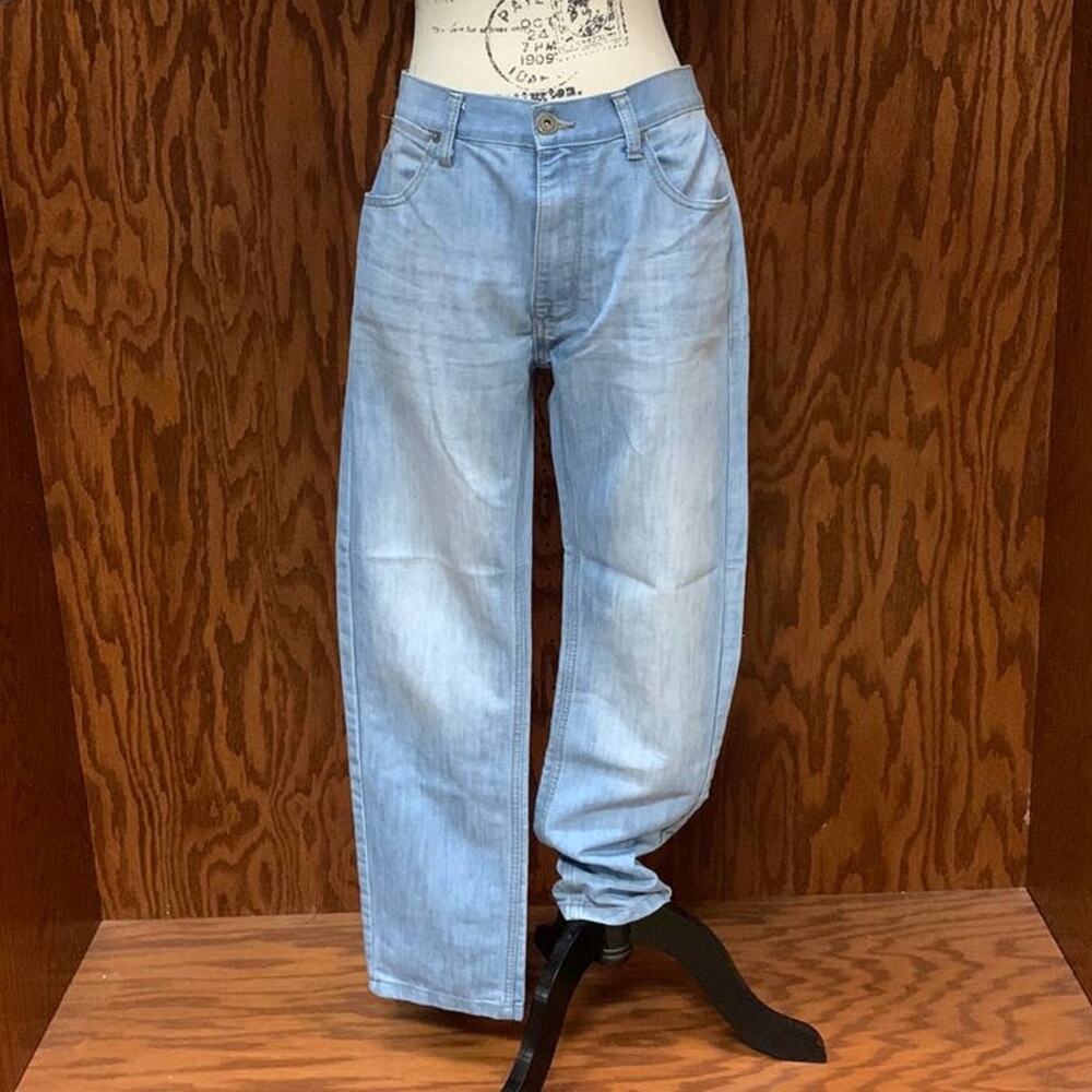 Paper Denim & Cloth Light Wash Straight Leg Jeans 34x30